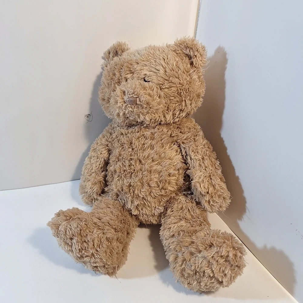 Carter's Precious Tan Teddy Bear Lovey Plush 15